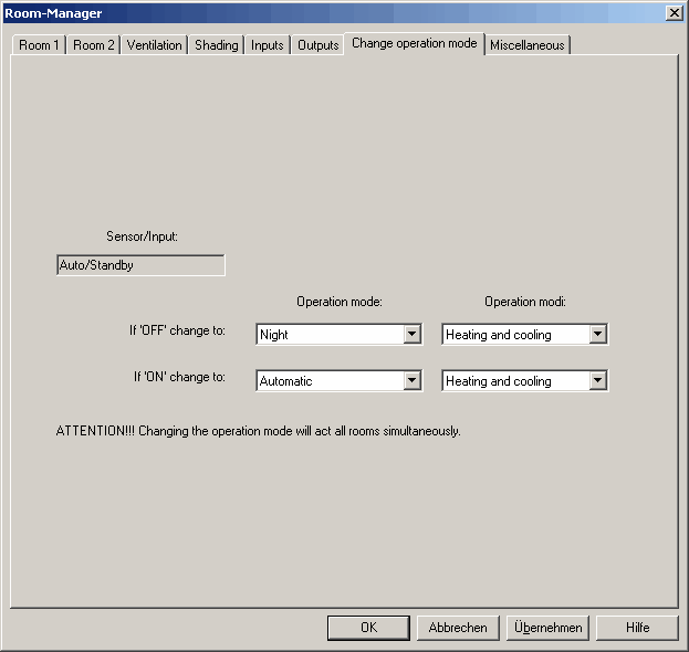 Moeller RF-System 73 Se så Oversikt over Room Manager 2.4.13.