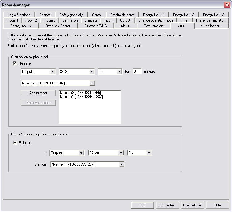 Moeller RF-System 97 hvis en av batteritilstandene mot Room-Manager er lavt. 2.4.13.15.