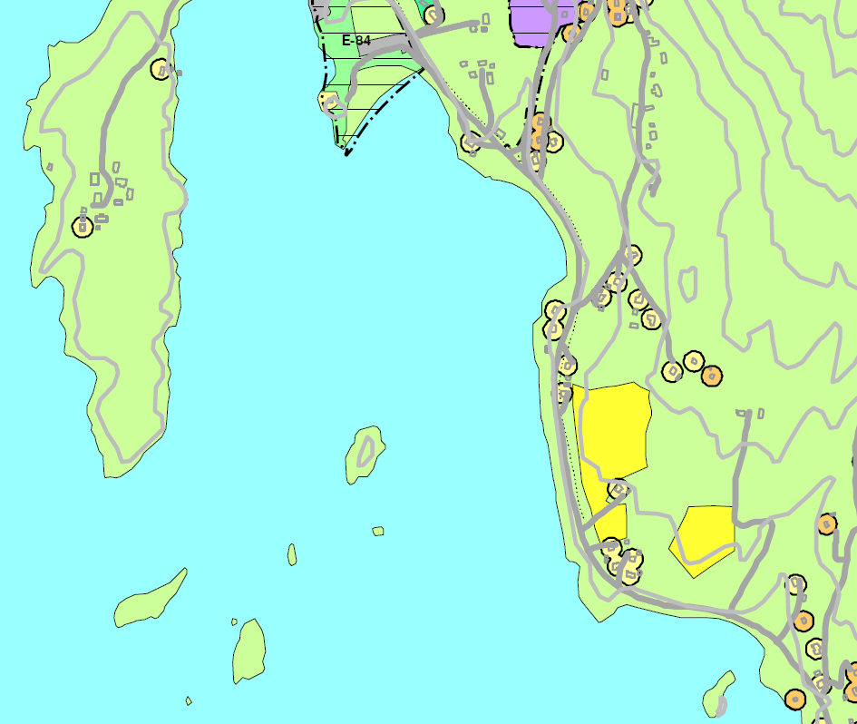 Kommuneplanens arealdel Planbeskrivelse 11 4.1.1 Boligområde Grimsrud Areal: ca.