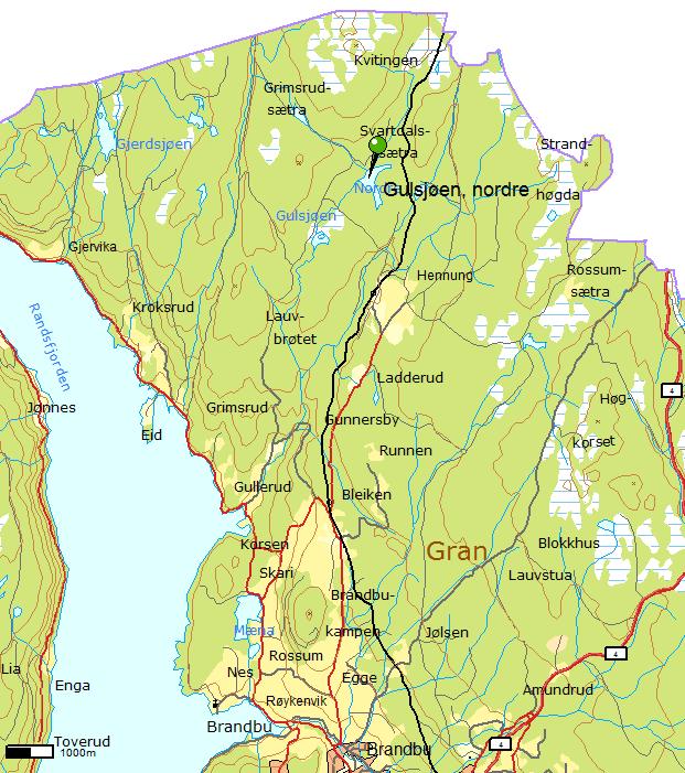 Hytteområde Nordre Gulsjøen - Planbeskrivelse 3