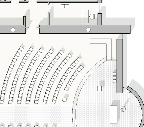 øst vest speiderrom 27 m² speider bandrom 17 m² 111 m² 337 m² speiderrom 219 m² heis 5 m² speiderrom 77 m² 77 m² 2 m² hcwc scene amfi/scene 591 m² C+15,5 23 m² 23 m² 55 m² kirketjener/driftsleder 179