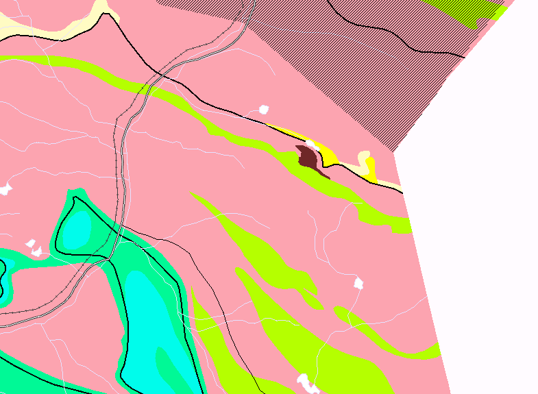 10.2.2 Geologi Berggrunnen i høgfjellsområdet består av hovedsakelig granittisk gneis (Figur 10-1) med østvestgående bånd av glimmergneis og kvartsrik gneis.