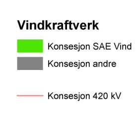regionalnett Største vindklynge i Norge - Vil sammen med to tidligere konsesjoner gi et vesentlig norsk bidrag inn