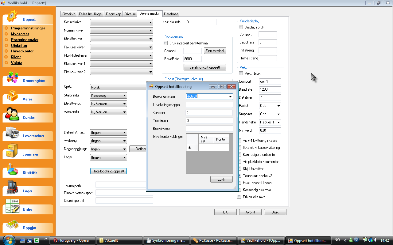 Innledning Synk med HotSoft 1 Innledning 1.1 Introduksjon Denne brukerveiledningen er laget for å forklare hvordan man setter opp PCKasse slik at den er synkronisert med HotSoft programvaren.