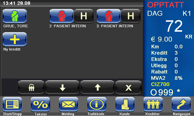 15. TUR ADDON Det kan fra sentral/booking legges ny(e) passasjer(er) på en allerede pågående kredittur (addon).