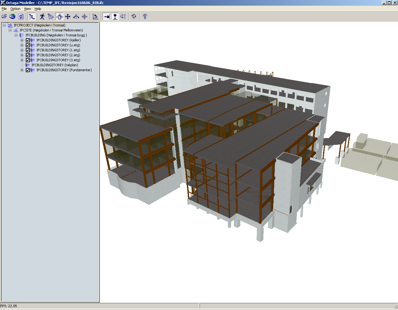 Merk at Addendum 1 til IFC 2x2 ikke er dekket av ADTs IFC-pluginmodul (Inopso).