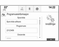 28 Grunnleggende betjening Gjenopprette bilinnstillingene Velg Gjenopprett bilinnstillinger for å gjenopprette alle de personlige biltilpasningene av bilen. Det blir vist en varselmelding.