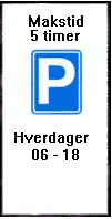 Gjesteparkering På dagtid (hverdag) er det begrenset parkeringstid på områdets besøksplasser. Dette gjelder kun på HVERDAGER mellom kl 0600 og 1800.