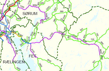 Delutredning Trafikk 6 legger vi til grunn at Rv. 170 ved innkjøringen til Krogstad miljøpark har en belastning på ca 5.500 kj.t./døgn i 2009.