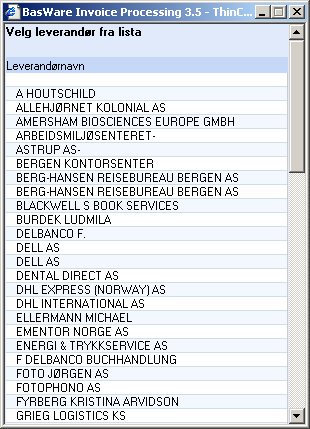 Ferdigbehandlede fakturaer Ferdigbehandlede fakturaer - overføres til Oracle økonomisystem flere ganger daglig - blir postert i hovedbok hver ettermiddag - data overføres rapportbasen hver