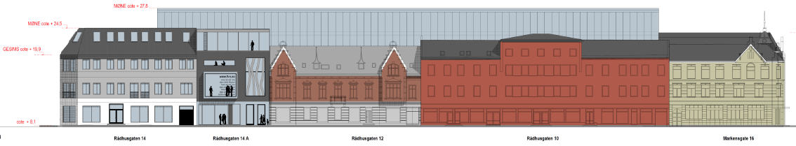 Hver enhet skal ha 25 m² uteareal. - Nybygg i Kvartal 32 kan ha maksimal gesims- og mønehøyde på 10 m og 16 m. Dette gjelder både mot gate og bakgård. - BYA = 80 % av netto tomteareal.