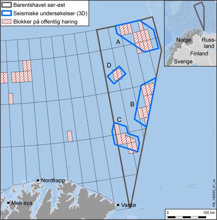 Barentshavet sørøst 2014 3D gruppeinnsamling Felles industriprosjekt med Statoil som operatør 33 selskap har forpliktet seg (herav 17 selskap med tidlig tilslutning (styringskomité) Nordligste