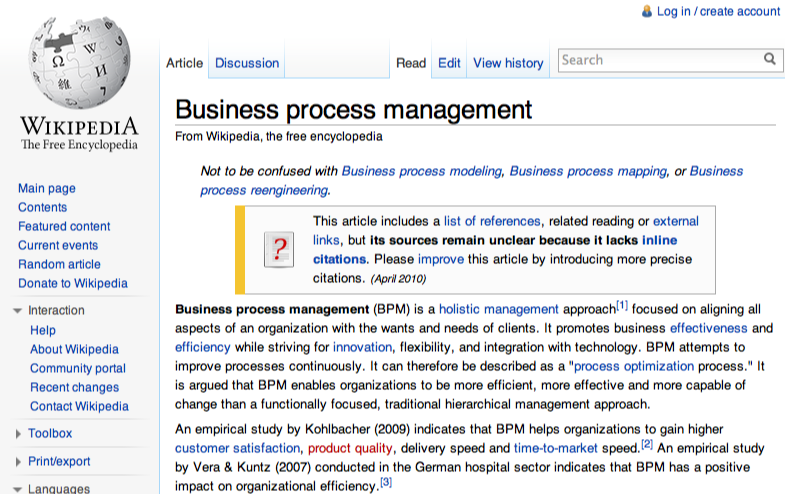 Wikipedia sin definisjon: Noen nøkkelord: Holistisk ledelsesfilosofi Prosess