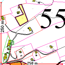 55 Bolig i Maurtvedtgutua Gnr/bnr: 54/58 Størrelse: ca 2 daa, skog Planstatus: LNF Beskrivelse: Innspillet gjelder en tidligere fradelt tomt til boligformål øverst i Maurtvedtgutua.