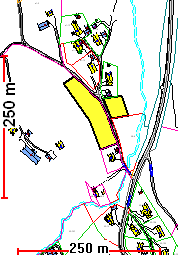 89 Boligformål i Leikvinvegen på Roa Gnr/bnr: 58/2 Størrelse: ca 4 daa, skog (beite) Planstatus: Framtidig boligformål Beskrivelse: Innspillet gjelder ønske om boligformål på et areal langs