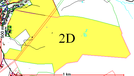 2D Bolig Grua ovenfor Taubanen Gnr/bnr: 67/2 Størrelse: ca 363 daa skog Planstatus: LNF Beskrivelse: Innspillet gjelder boliger i området ovenfor Taubanen og