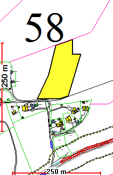 58 Bolig Lisbergvegen (ved Koperud), Nordre Oppdalen Gnr/bnr: 50/1 Størrelse: 12 daa i utgangspunktet, ved en reduksjon er det ca 3 daa som kan være aktuelt Planstatus: LNF Beskrivelse: Innspillet