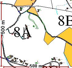 8A Hytter sør for Myllakollen hyttefelt Gnr/bnr: 109/15 Størrelse: ca 5 daa, skog Planstatus: LNF Beskrivelse: Innspillet gjelder etablering av hytter umiddelbart sør for Myllakollen hyttefelt.