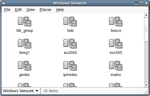 B.5 Bytte mellom programmer På samme måte som med oppgavelinjen i Windows, lar bunnpanelet i GNOME deg enkelt bytte mellom åpne vinduer.