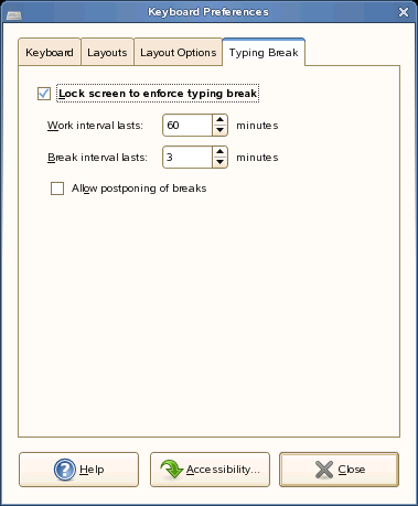 Alternativer for layout Diverse kompatibilitetsvalg Beskrivelse Angi om Shift fungerer med NumLock-tasten på et numerisk tastatur som den gjør i Windows.