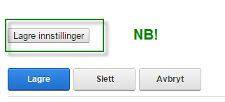 Velg om den påmeldte skal få en automatisk bekreftelse på e-post. Og rediger bunnteksten. «<br />» er kode for linjeskift.