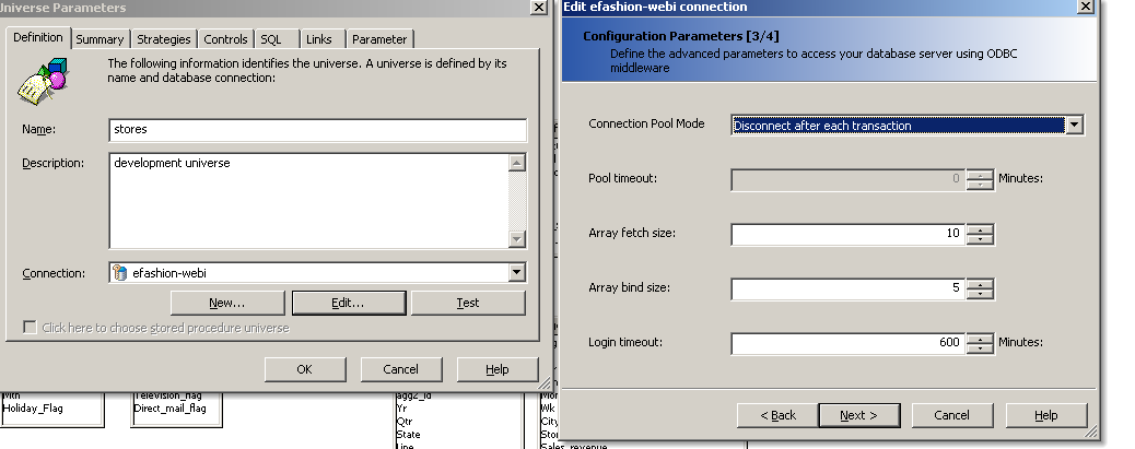 Timeouts Universe Gå til > Parameters\ Controls Tab Fjern merkingen "Limit Execution Time