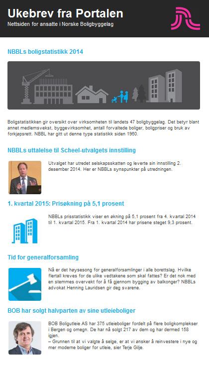 Få med deg ukebrevet fra NBBL