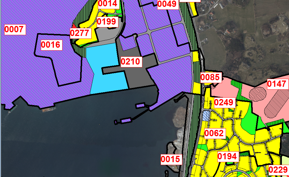 Reguleringsplan 0049 - Tananger sør- endring Industriveien/ rv 509 Plan fra 1979. Industri/ kontor i nordre del av Båtstad industriområde. Plankart er uforandret, med unntak av ny hensynssone.