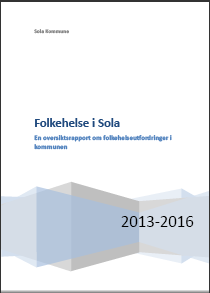 Oversikt over folkehelsa i Sola Lagt frem på nyåret 2013.