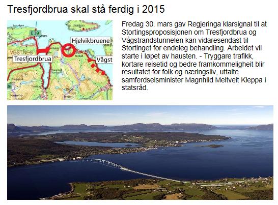 gjennomsnittshastighet under 80 km/t, har vi forutsatt at skiltet hastighet settes opp til 80. På dette grunnlaget beregnes nye reisetider (minste reisetid settes til ett minutt).