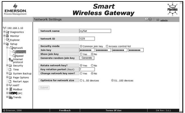 Smart Wireless Gateway Gå til siden Explorer -> Status i det integrerte nettgrensesnittet for gateway.