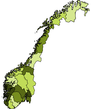 4 Bosetting i Norge For å prioritere ressurser og tiltak geografisk, er det nyttig å vite hvor de som er berørt av kjønnslemlestelsesproblematikken er bosatt i Norge.