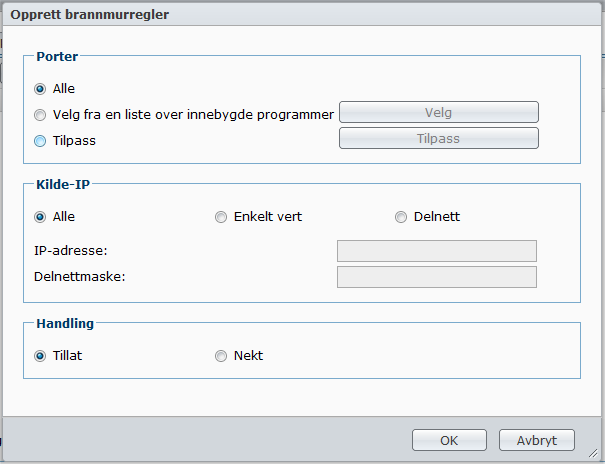 Kapittel Få bedre Internett-sikkerhet Kapittel 6: 6 Når Synology DiskStation er tilgjengelig på Internett, må du beskytte den mot angrep fra Internett-hackere.