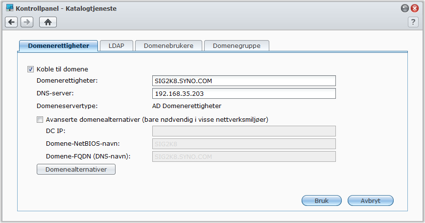 Brukerveiledning for Synology DiskStation Mer informasjon Om AppleTalk-sone: En sone er en logisk gruppering av enheter i et AppleTalk-nettverk.