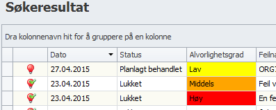 enhet puttes inn i de nye feltene. Dersom man knytter et eksisterende bilde til en arbeidsordre vil det først sjekkes på om det er noen verdier i de nye feltene fra før.