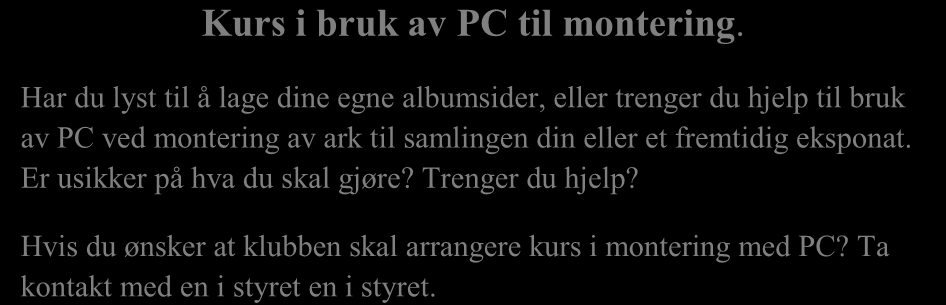 Byttemøte mandag 29. oktober 2012. Vi synes byttemøtet i januar var positivt, og inviterer til byttemøte på Schafteløkken fra kl. 18.00 