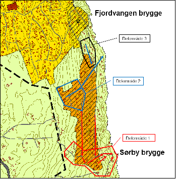 I kommuneplanen er områdene langs sjøen definert som LNF-områder, mens resten av registreringsområdet er avsatt til fritidsbebyggelse. 20 bygninger har i dag status som boliger.