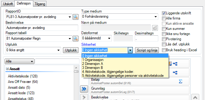 2.10 Fravær Følgende er endret i fravær: 2.10.1 Arbeidsbok Fravær Lagt til feltet endringsdato (BPO TT244) Feltet endringdt er lagt til i tabellen (mappe Arbeidsbok fravær).