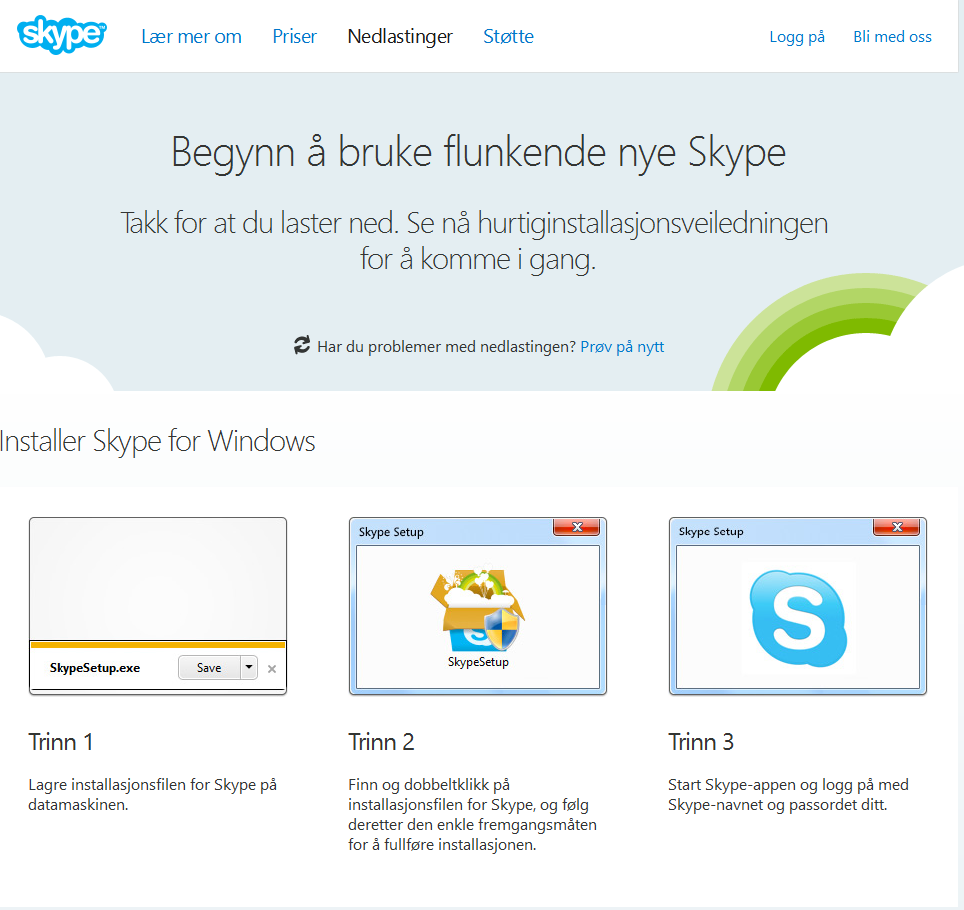 8 SKYPE Skal Skype tas i bruk i Memoplanner må programmet lastes ned og installeres, samt at kontaktenes Skype-navn må legges inn i Skype.