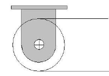 Gruppe H.3 Sheave brackets DAF 1,5 for SWL 3 tonn DAF 1.