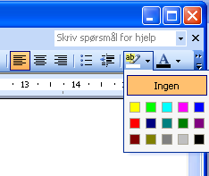 Bruk av fargekoder Sjekk rettskriving Finn synonym Skriv videre Kan kanskje brukes Her har jeg prøvt å skrive litt om det jeg liker.