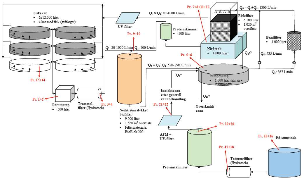 Biofilterets plass i rensesystemet, forts.