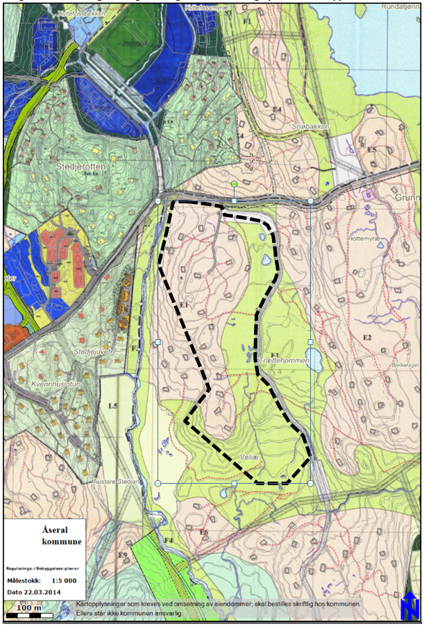 ÅSERAL KOMMUNE PLANBESKRIVELSE FOR VEDLIA HYTTEOMRÅDE Nasjonal plan ID nr: Dato: 2014.03.