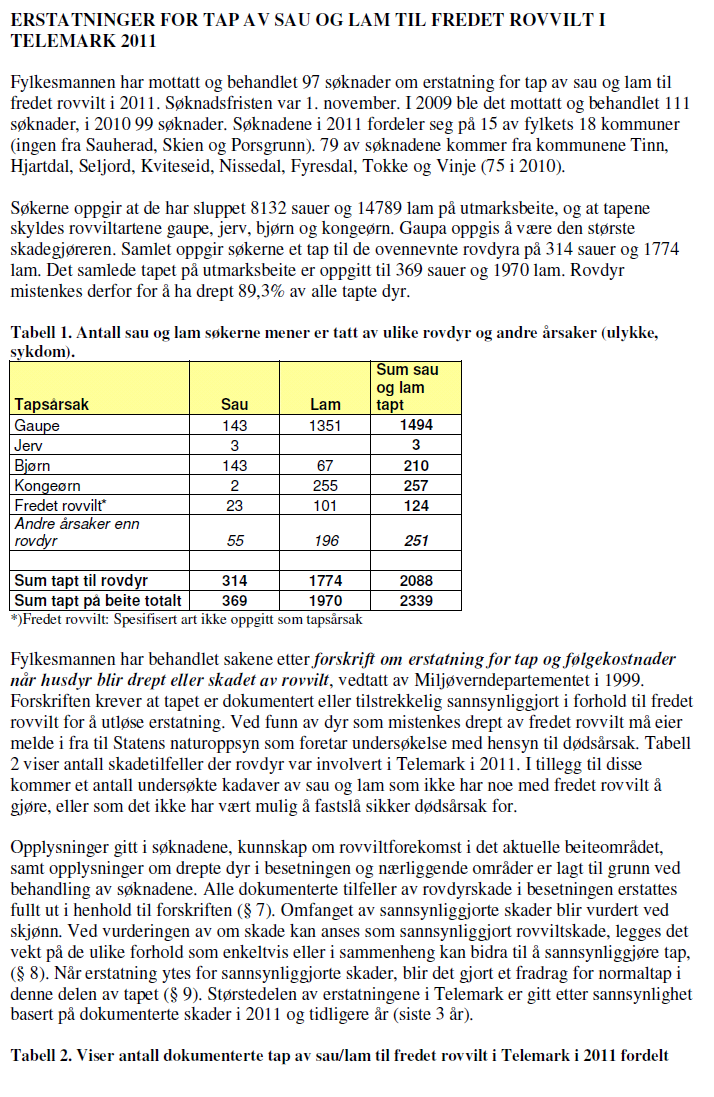 Årsmelding 2011