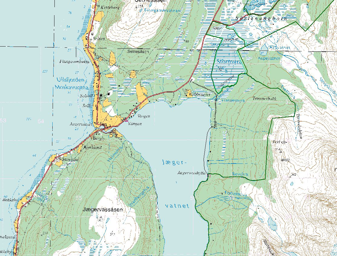 Kjøring til turlagshytta omfattes ikke av Nasjonal forskrift 5 c. Det må i tilfelle gis en dispensasjon etter Nasjonal forskrift 6, særlig behov.