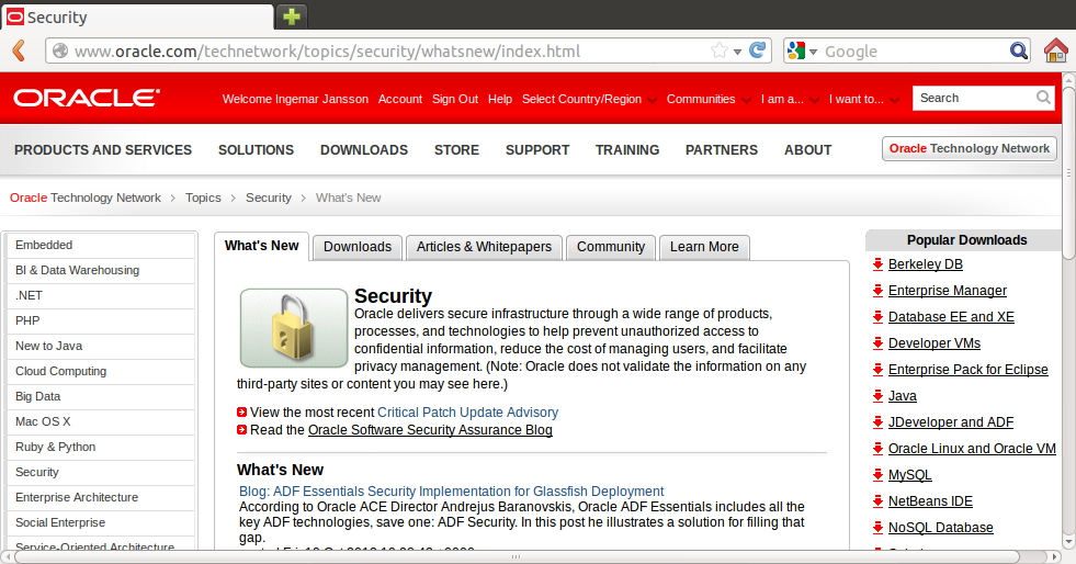 3 Introduksjon Siste nytt innenfor Oracle-sikkerhet: