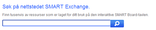 Innledning Som nettstedsadministrator kan du la nettstedets brukere søke på SMART Exchange fra nettstedet ditt ved å sette inn SMART Exchange søke-widget i en eksisterende side.