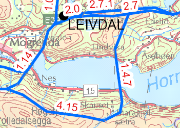 Side 254 Trasékonklusjon for strekningen fra Hellesylt til Frislid Traseen vil være godt synlig i dalføret mellom Hellesylt til Grodås.