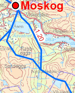 Side 279 Visuelle virkninger I konsekvensutredningen vurderes både 1.0 og 1.20 til å gi stor negativ konsekvens for landskapet.