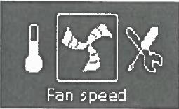 Betjeningspanelet har tre innstillingsfunksjoner som vist i figur 13 under (Systemair, CD betjeningspanel).